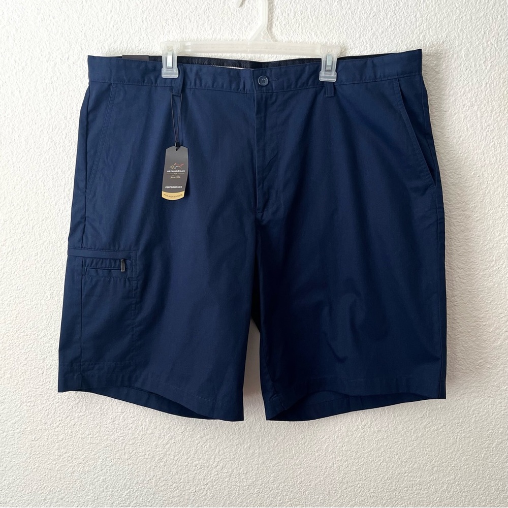 Greg Norman By Tasso Elba Size 42 Five Iron Golf Shorts Cargo Utility Athletic